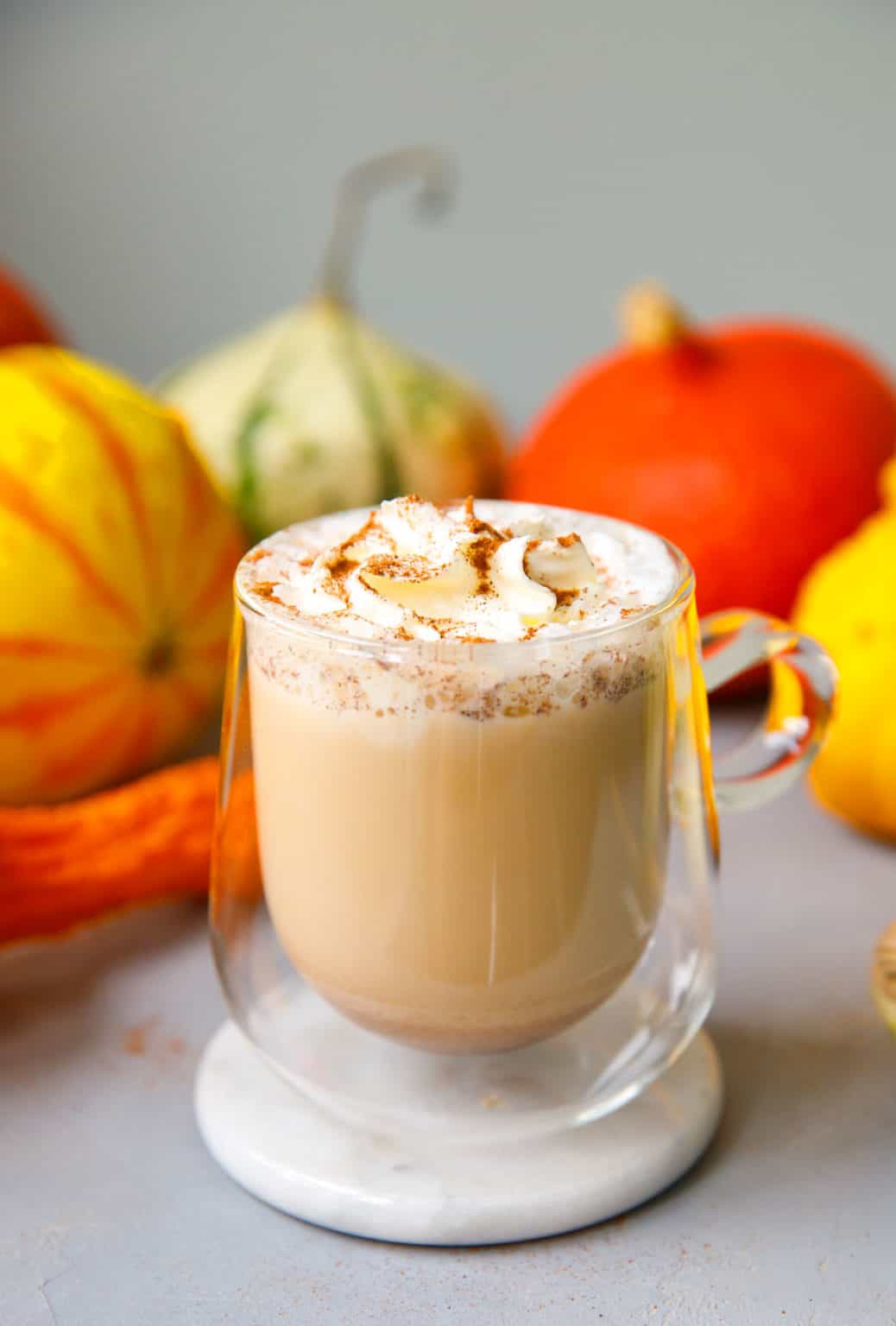 Healthy Homemade Pumpkin Spice Latte