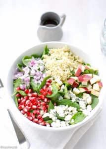 Spinach, Quinoa And Pomegranate Salad