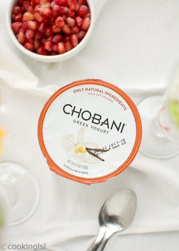 Chobani vanilla yogurt