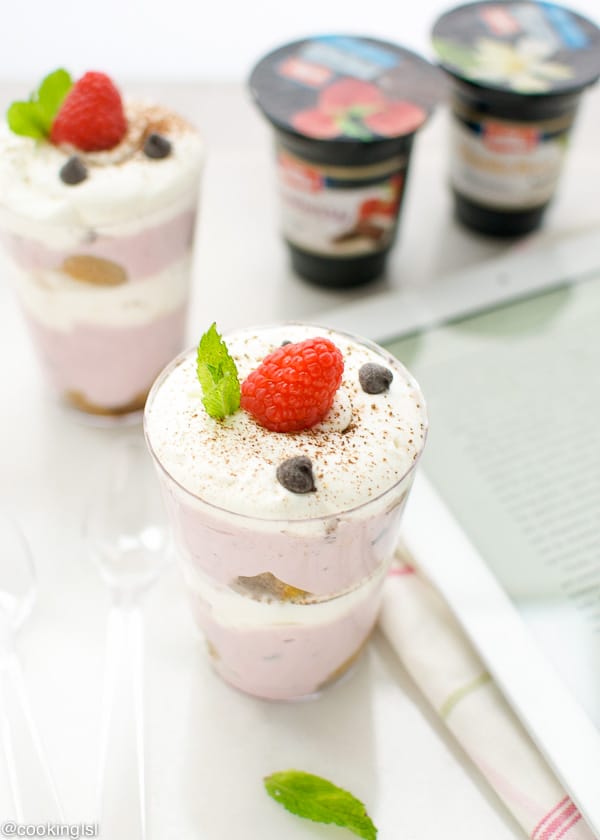 #MullerMoment-raspberry-chocolate-chip-yogurt--tiramisu-parfaits