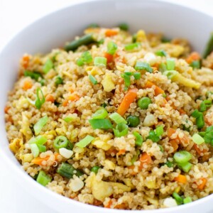 Very easy quinoa fried rice
