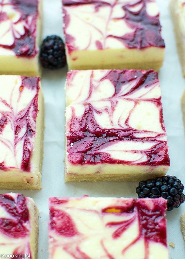 Blackberry-Swirl-Cheesecake-Bars-With-Shortbread-Crust