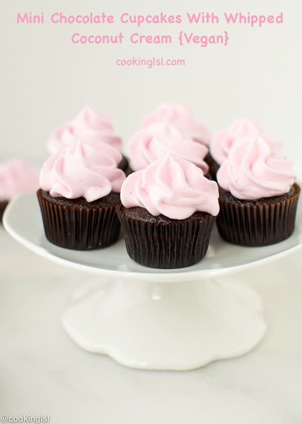 Mini-Chocolate-Cupcakes-With-Whipped-Coconut-Cream-frosting-vegan