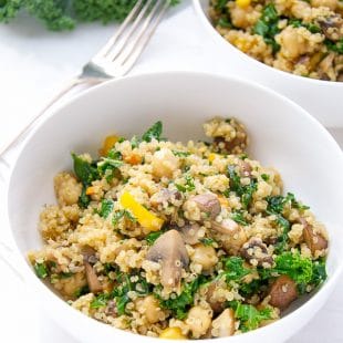 Chickpeas Kale And Quinoa Power Bowls