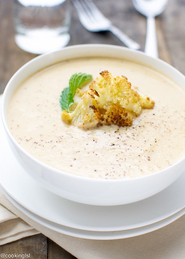 roasted cauliflower and boursin soup 4-1