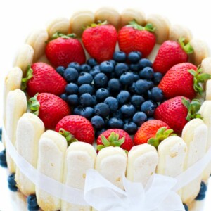 strawberry blueberry charlotte cake recipe