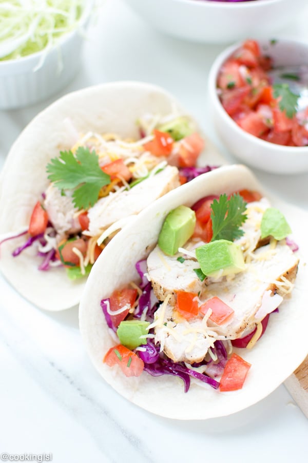 Tequila Lime Chicken Tacos Recipe