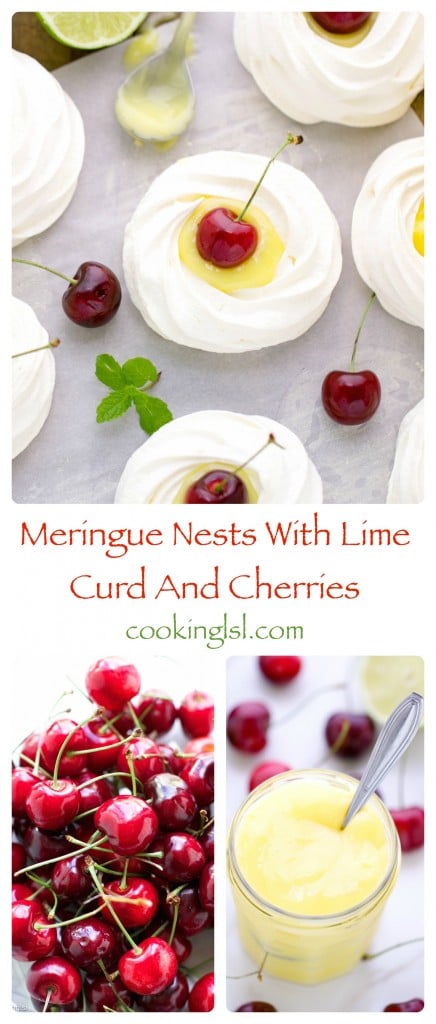 meringue-nests-lime-curd-cherries-meringue-pies