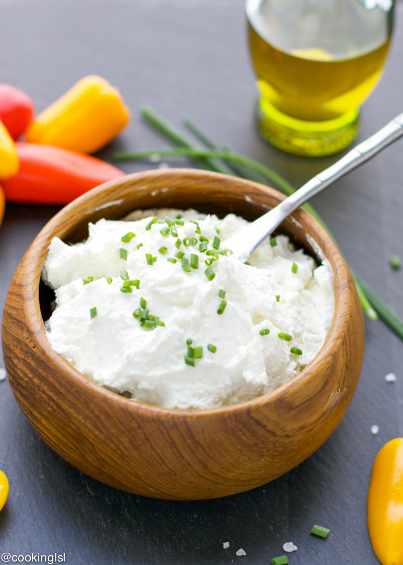whipped feta cheese filling
