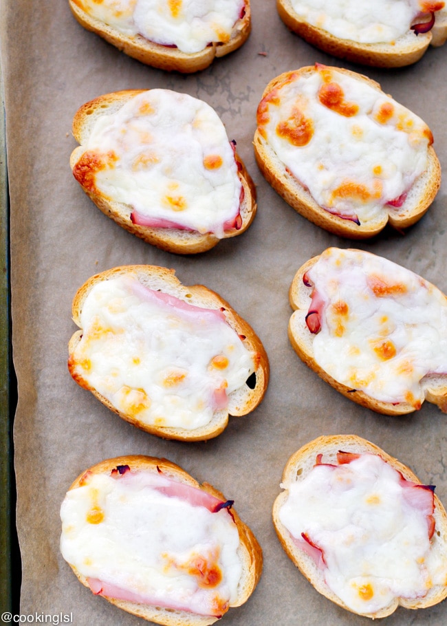open-faced-ham-and-cheese-sandwiches