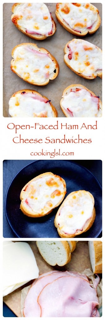 open-faced-ham-and-cheese-sandwiches
