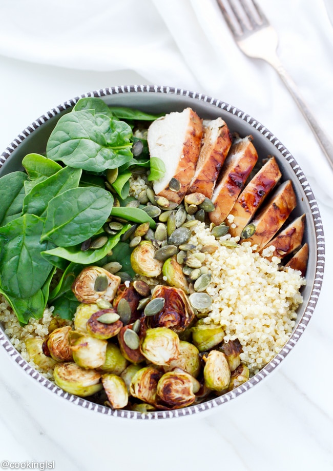 balsamic-brussels-sprouts-chicken-quinoa-bowls