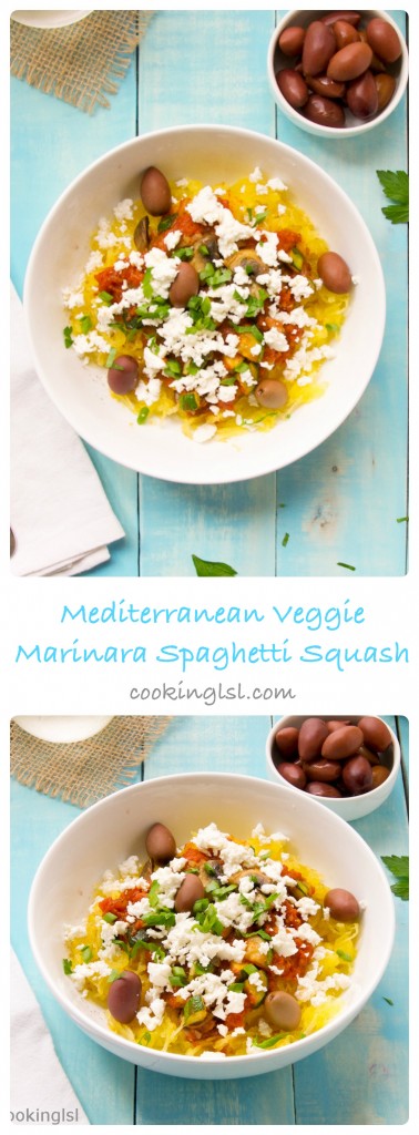 Mediterranean-veggie-marinara-spaghetti-squash
