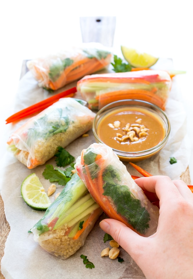 Shrimp-Quinoa-Vegetable-Spring-Rolls-with-a-peanut-dipping-sauce1