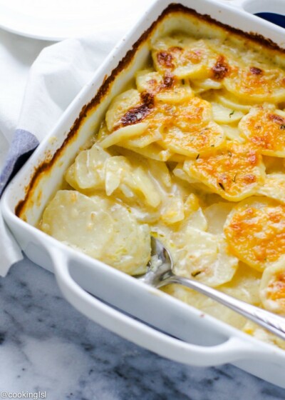 Scalloped Potatoes With Cheddar - Cooking LSL