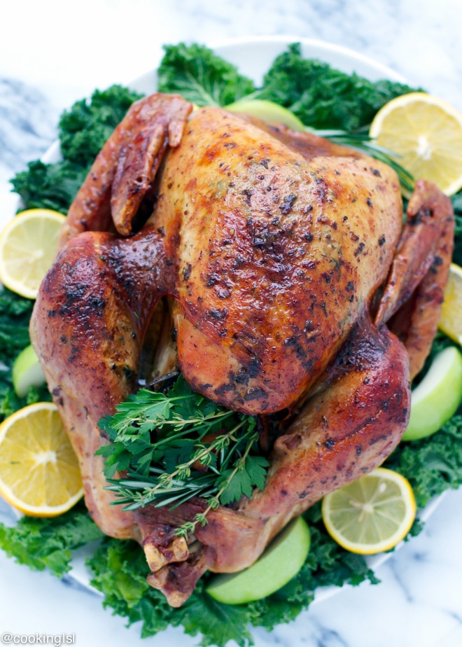 thanksgiving-turkey-with-herb-butter-juicy-easy-dry-brined