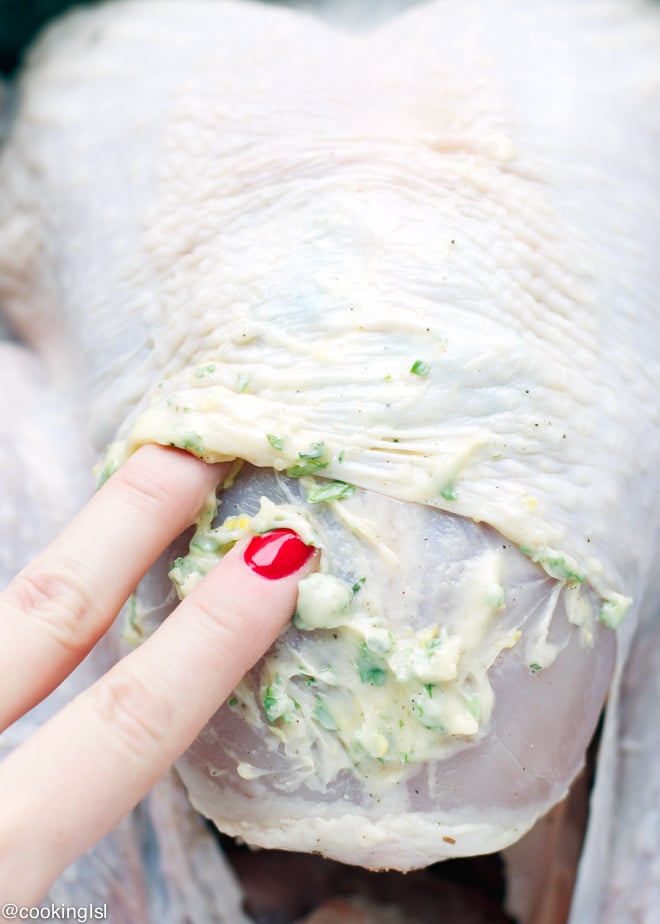 thanksgiving-turkey-with-herb-butter-juicy-easy-dry-brined