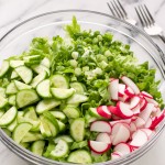 Bulgarian green salad recipe