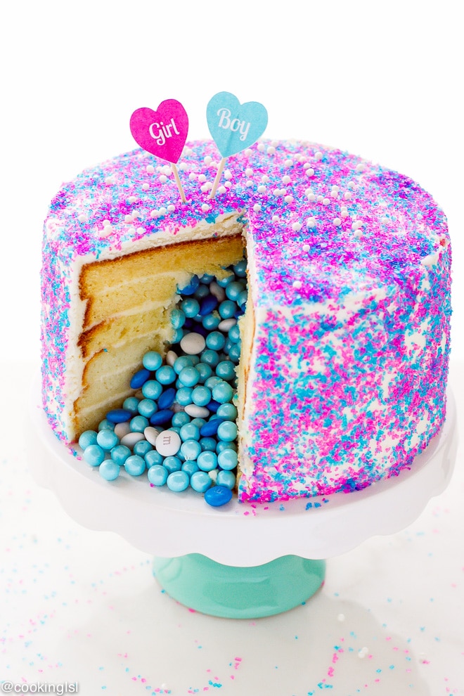 Gender Reveal Surprise Cake Recipe