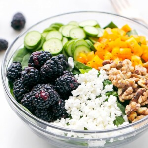 Blackberry Spinach Salad With Light Balsamic VinaigretteRecipe