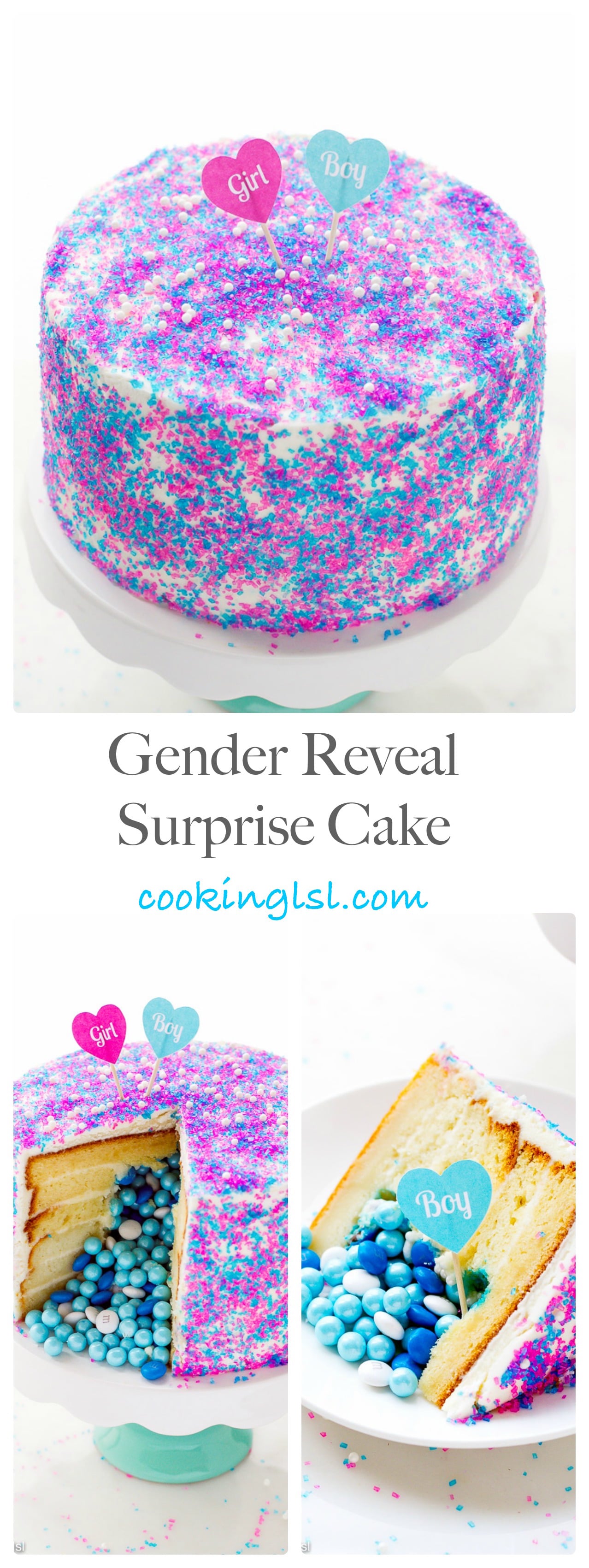 Gender Reveal Surprise Cake Recipe