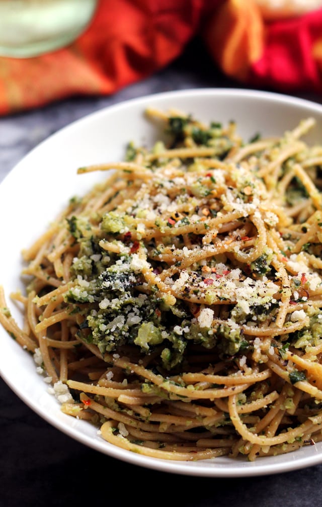 spaghetti-with-cauliflower-and-garlicky-swiss-chard-gremolata