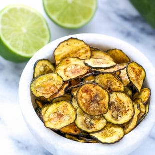 Chili Lime Zucchini Chips Recipe Oven Baked