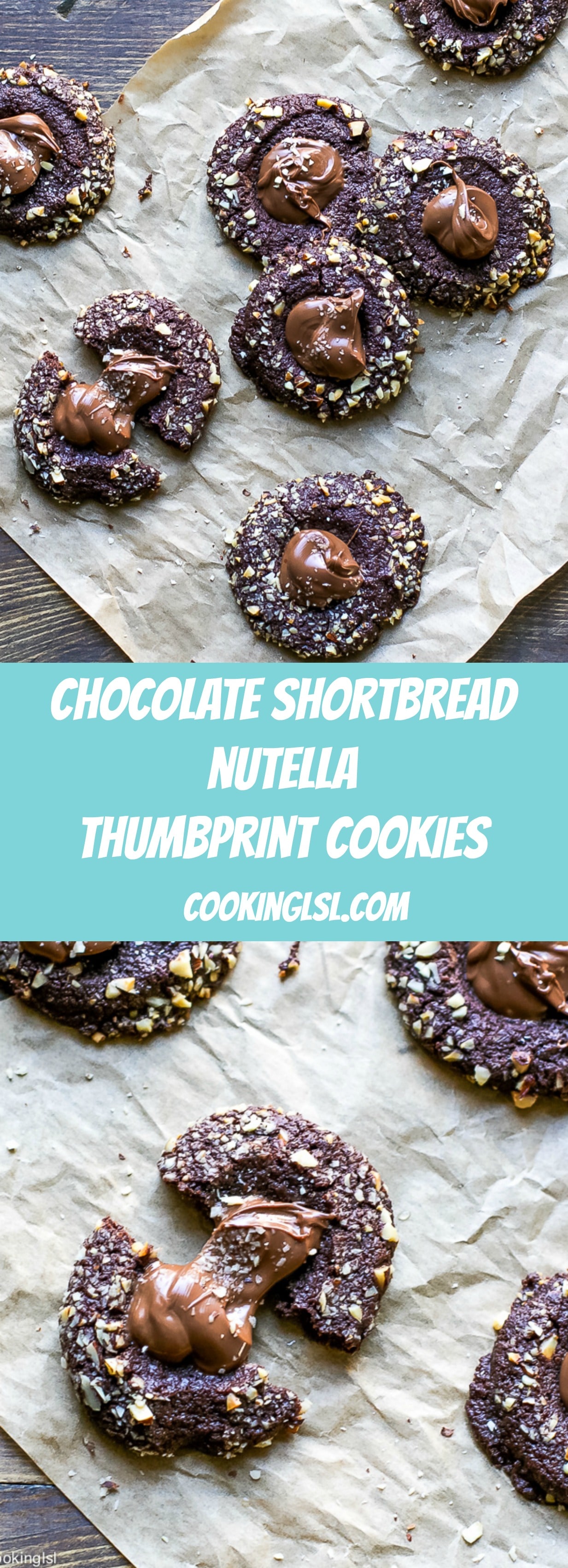 chocolate-shortbread-nutella-thumbprint-cookies