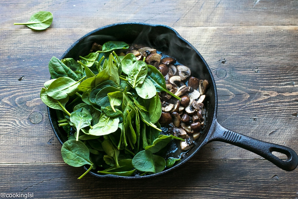 Easy-Ham-Spinach-Zucchini-And-Mushroom-Frittata-Recipe