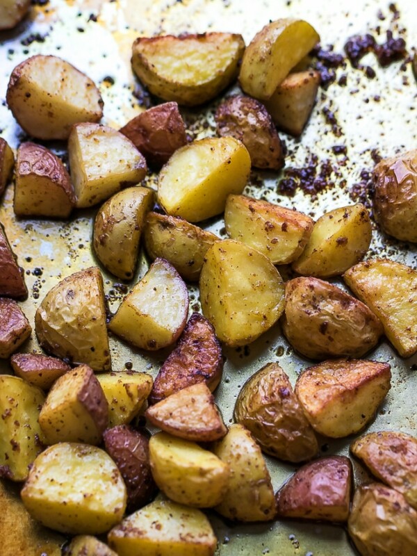 easy turmeric roasted potatoes