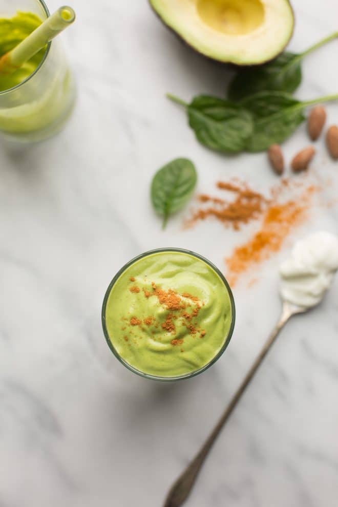 stress relieving turmeric smoothie
