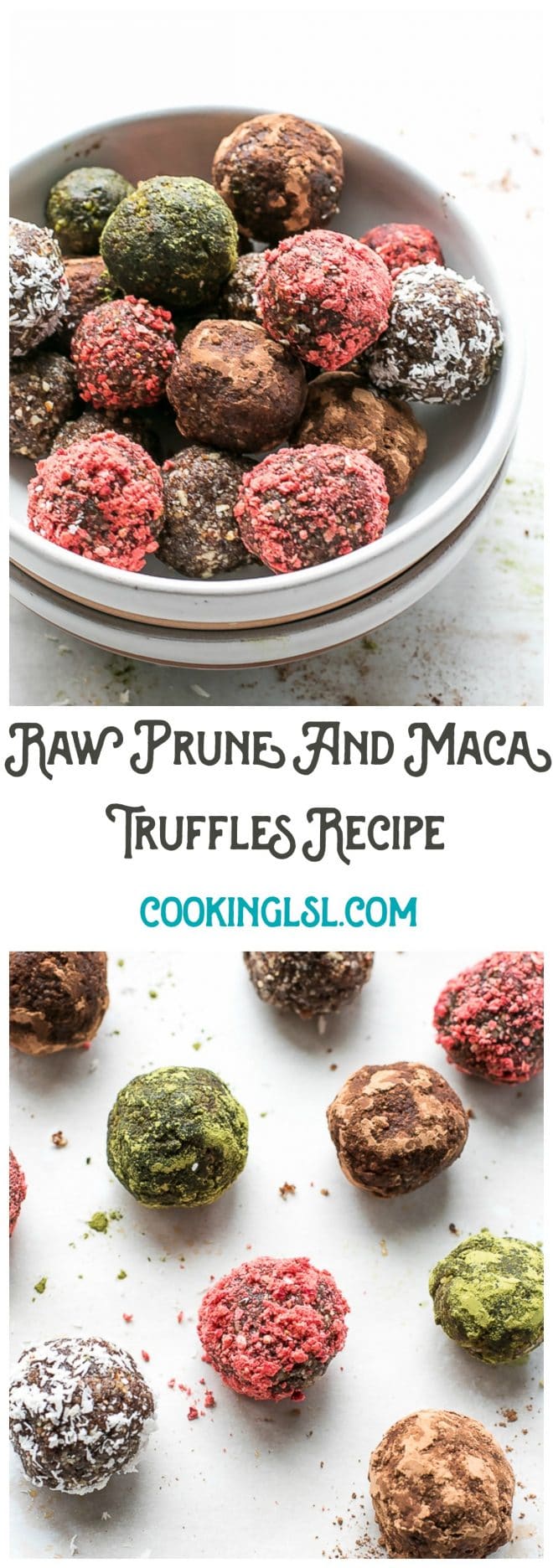 Raw Prune And Maca Truffles Recipe