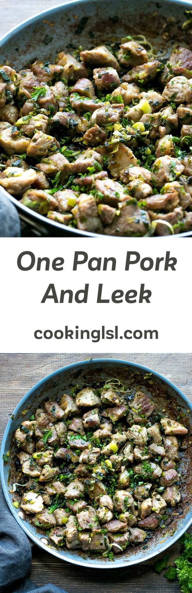 One Pan Pork And Leek Recipe
