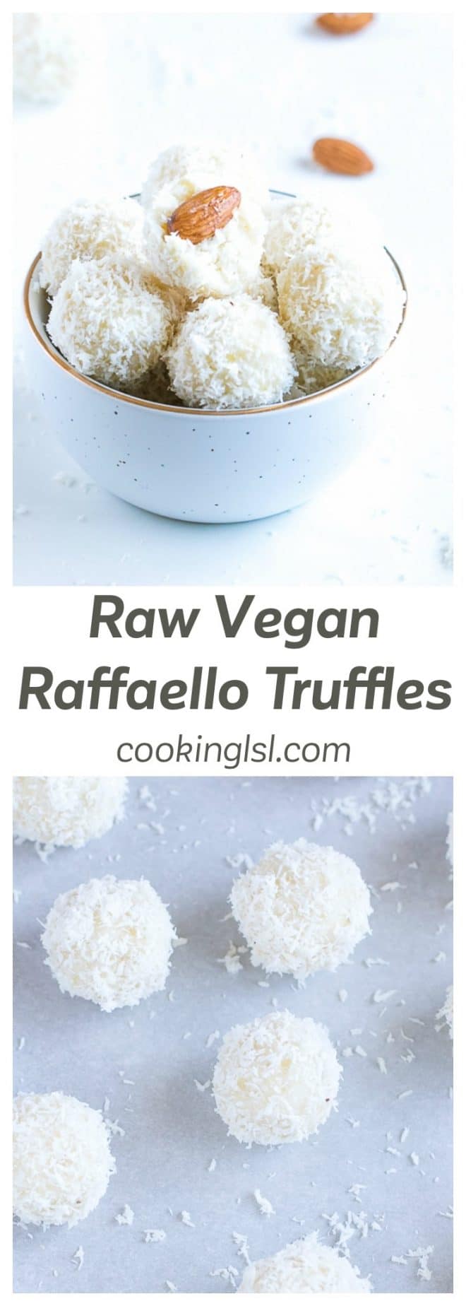 Raw Vegan Raffaello Truffles Recipe
