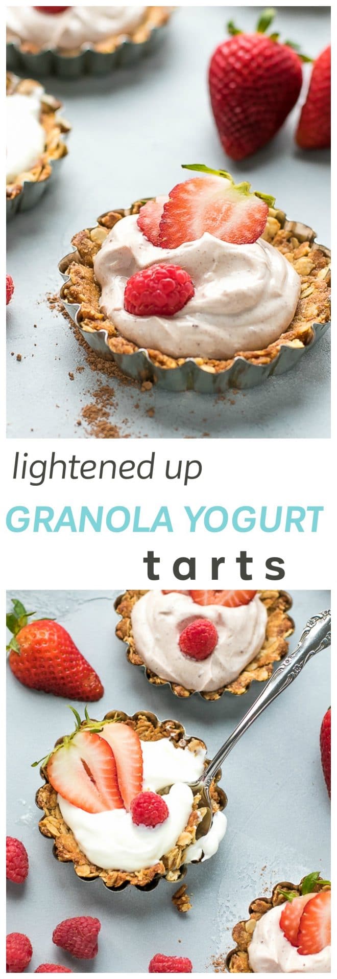 Lightened Up Granola Yogurt Tarts Recipe