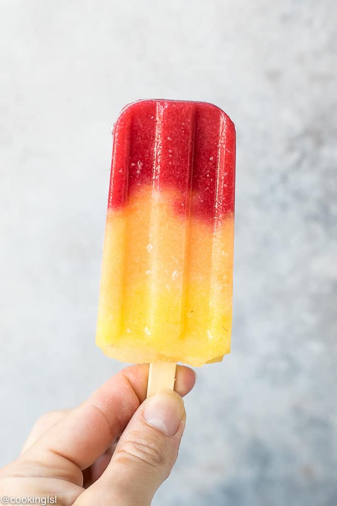 Pineapple-Strawberry-Cantaloupe-Popsicles-fruity-colorful-FUN-and-delicious