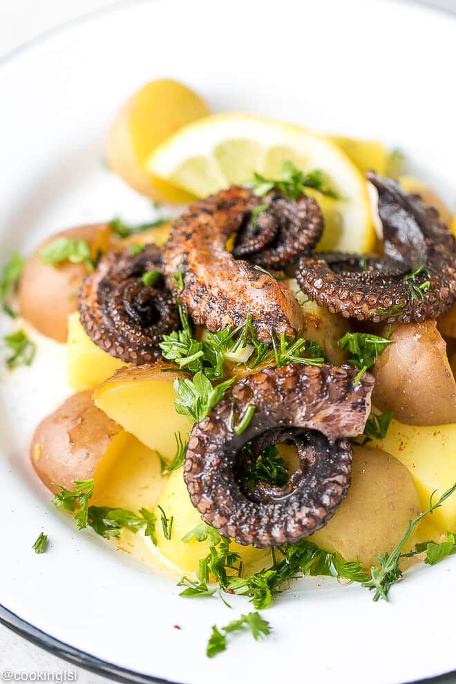 Octopus And Potato Salad Recipe - Cooking LSL