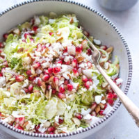 Shaved Brussel Sprouts Salad Recipe