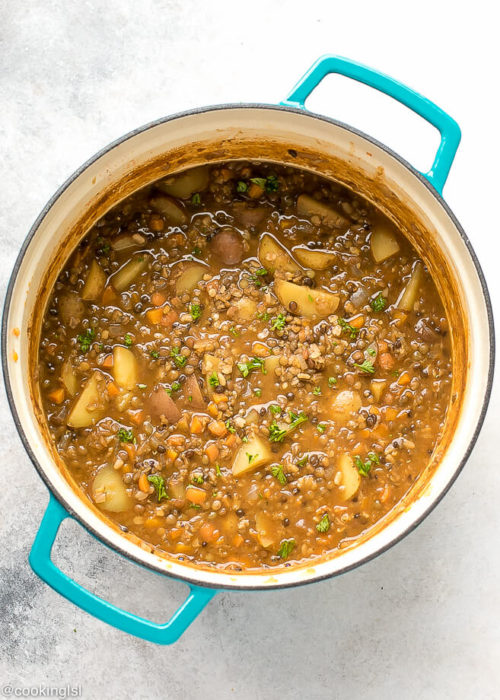 Easy Lentil Potato Soup Recipe - Cooking LSL