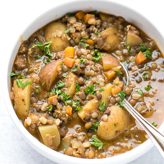 Lentil Potato Soup Recipe