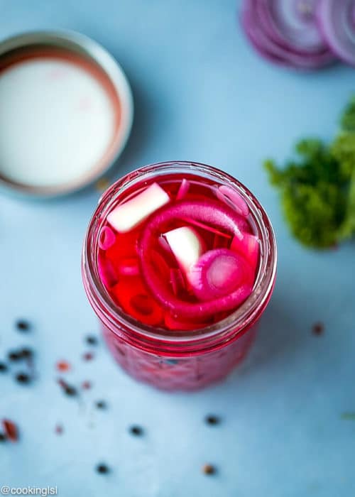 How To Make Pickled Onions - Easy Pickled Red Onions Recipe - Cooking LSL