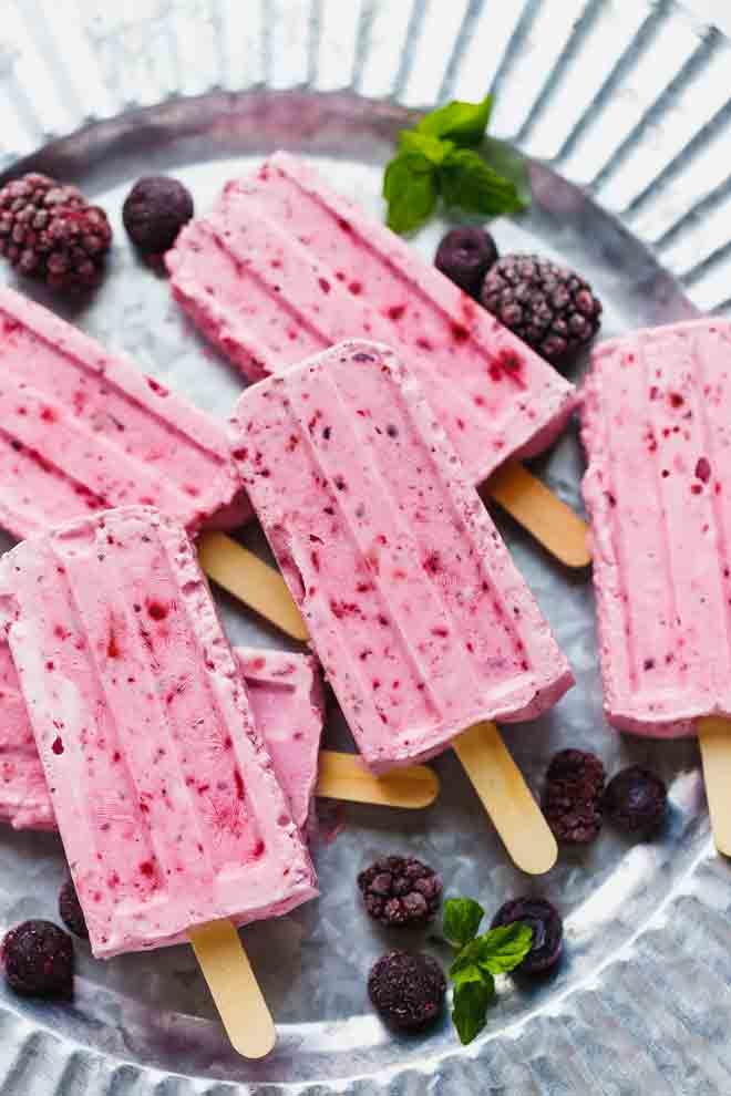 Low-Carb, Keto Popsicles Recipe ON A PLATE