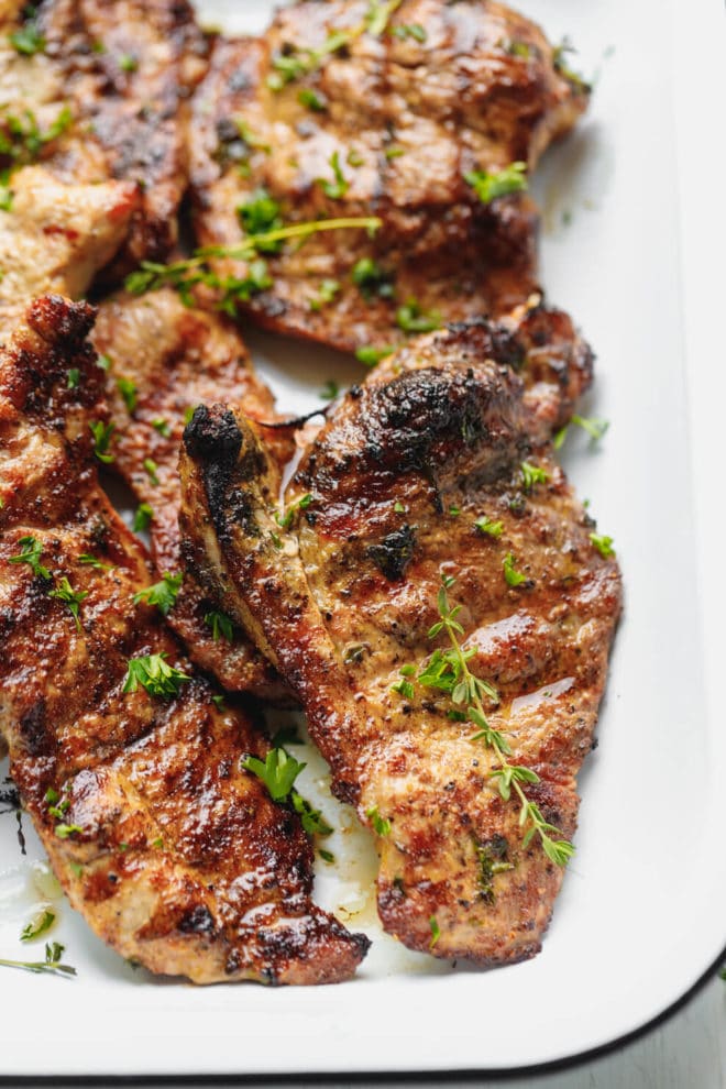 Seasoned pork steaks outlet in oven