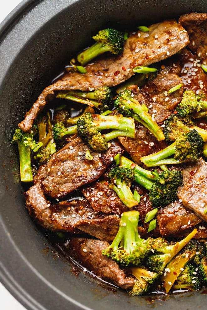 The best beef and broccoli recipe in a pan