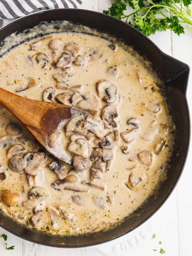 Creamy mushroom sauce - Cooking LSL