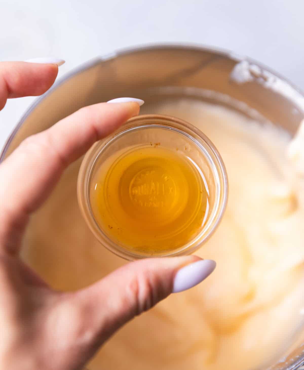 Adding vanilla to cooked vanilla custard