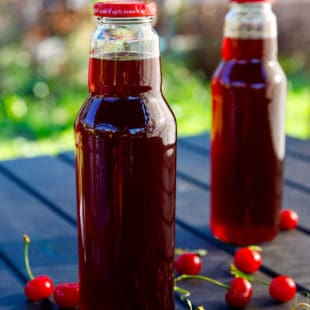 tart cherry juice concentrate in bottles