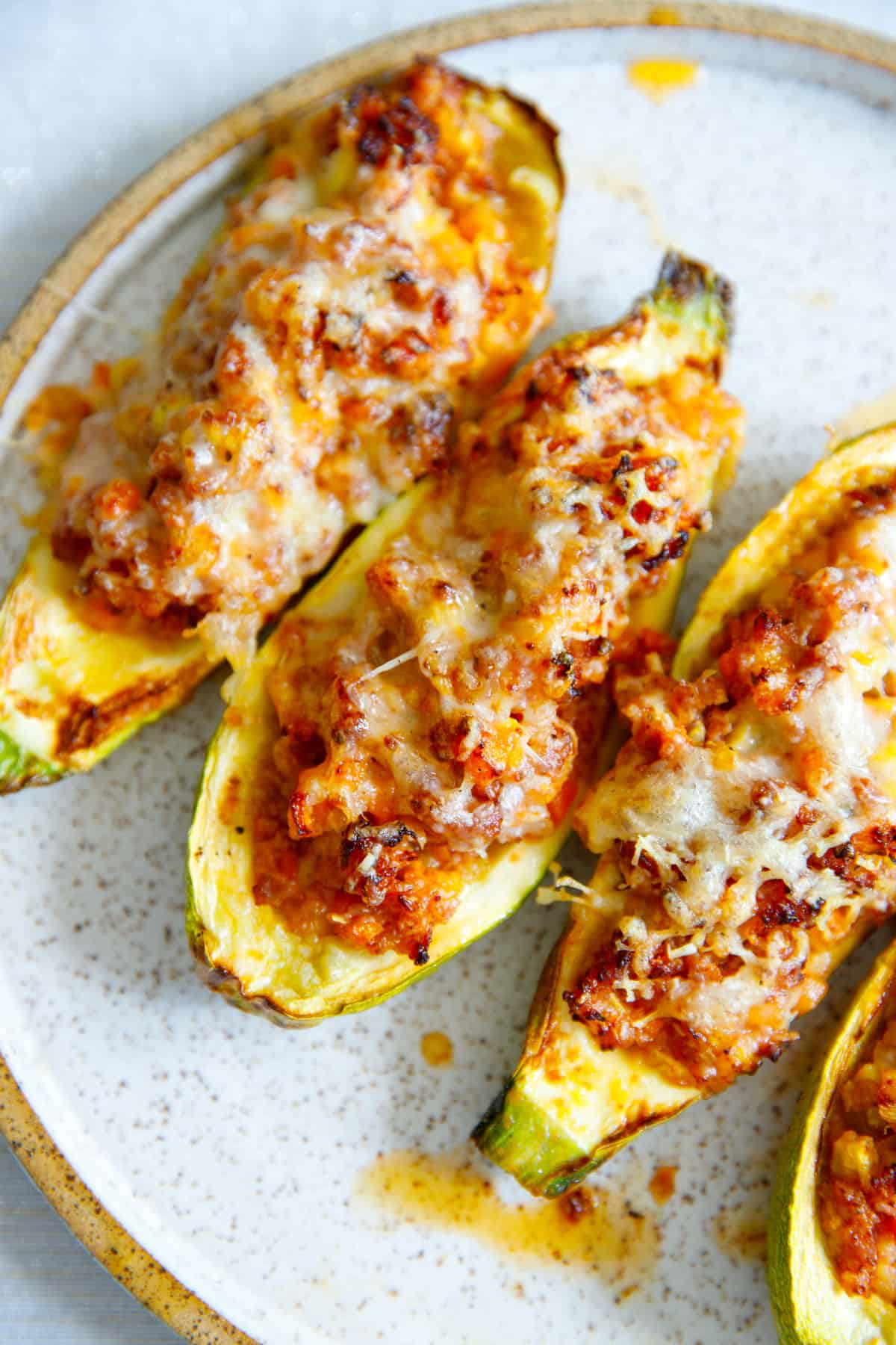 Easy Stuffed Zucchini Boats Recipe + Air Fryer Option - Cooking LSL