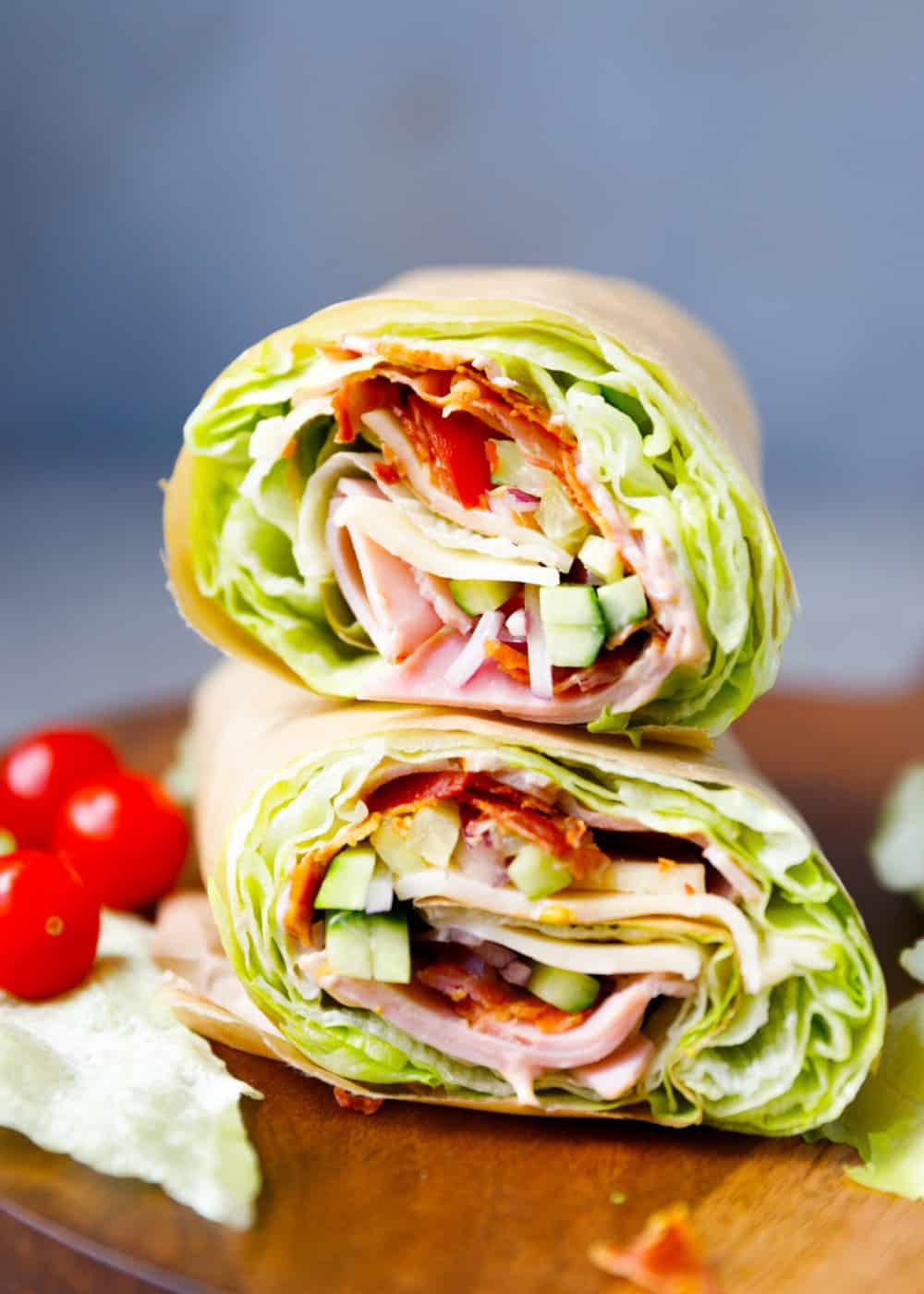 How to make a lettuce wrap sandwich (low carb, healthy) - Cooking LSL