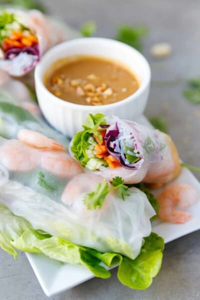 Fresh Shrimp Spring Rolls Recipe - Cooking LSL